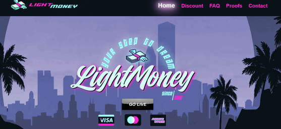 Light Money - Instant transfers - Buy Master cards
